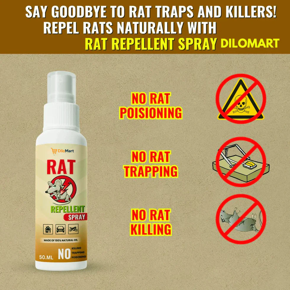 Rat Repellent Spreay 50ML (Pack of 3)