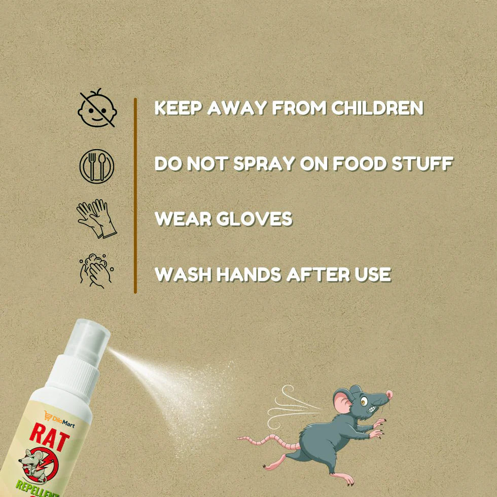 Rat Repellent Spreay 50ML (Pack of 3)