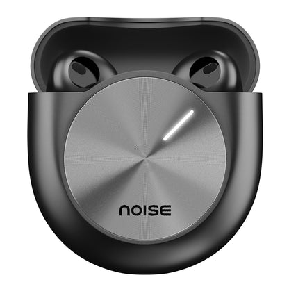 Noise Master Buds, Sound by Bose TWS Earbuds with 44hrs playback time, Adaptive ANC, Dual Pairing, 50ms Ultra Low Latency ,6 mic ENC, Silver