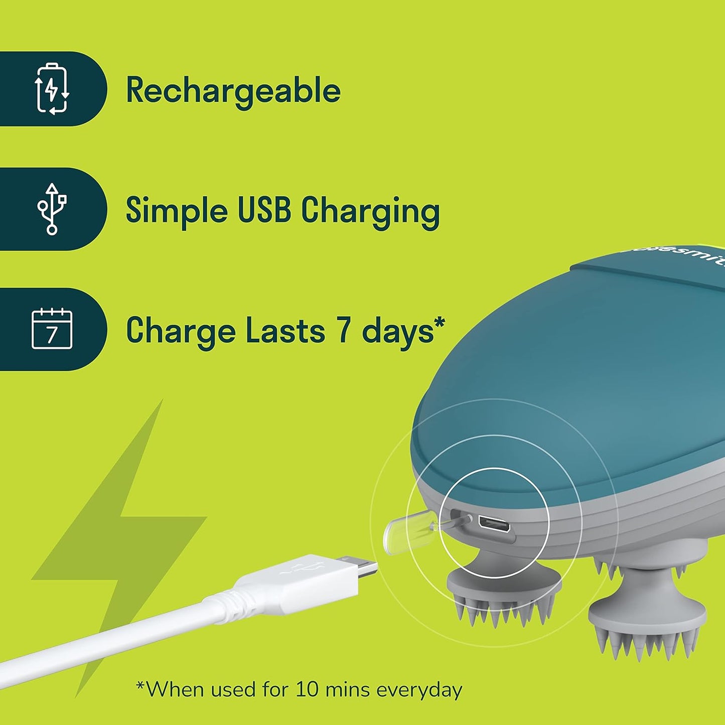 Electric Scalp Massager — Relax, Rejuvenate & Revive Your Hair!