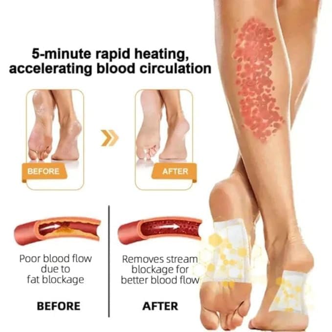 Bee Vesom Lymphatic Daiamage & Sliming Patches (10 Patches)
