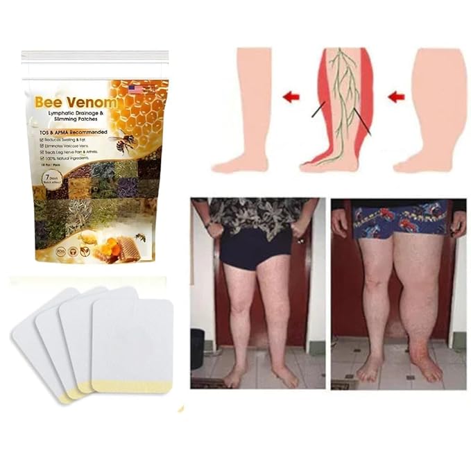 Bee Vesom Lymphatic Daiamage & Sliming Patches (10 Patches)